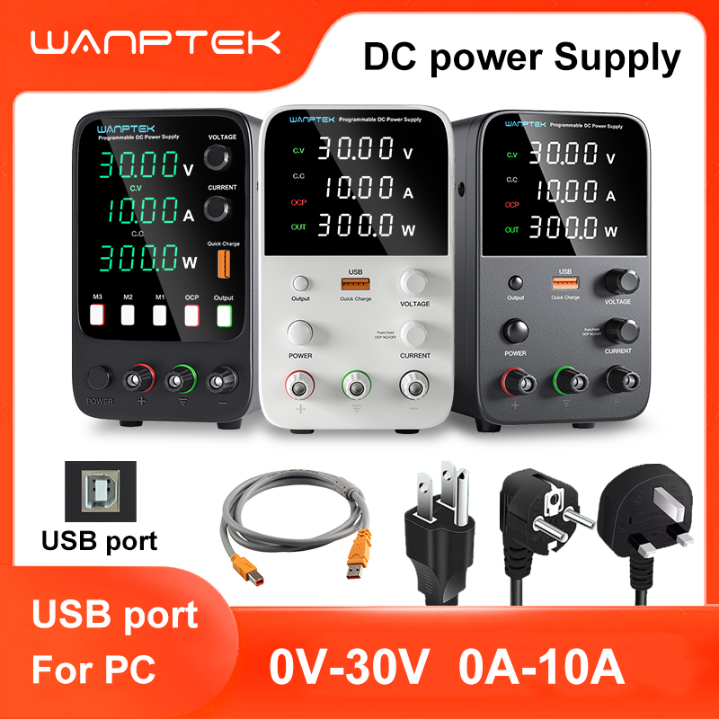 Programmable Dc Power Supply 30V 10A - 완프텍 연구실용 전원 공급 장치 30V