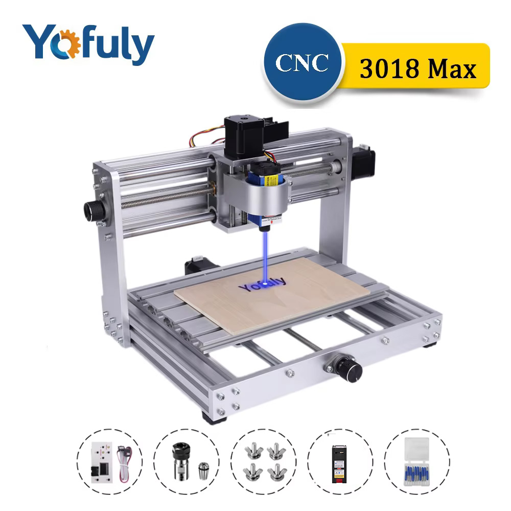 Mini Laser Engraver Cnc Router - 200w 스핀들과 CNC 3018 최대 금속