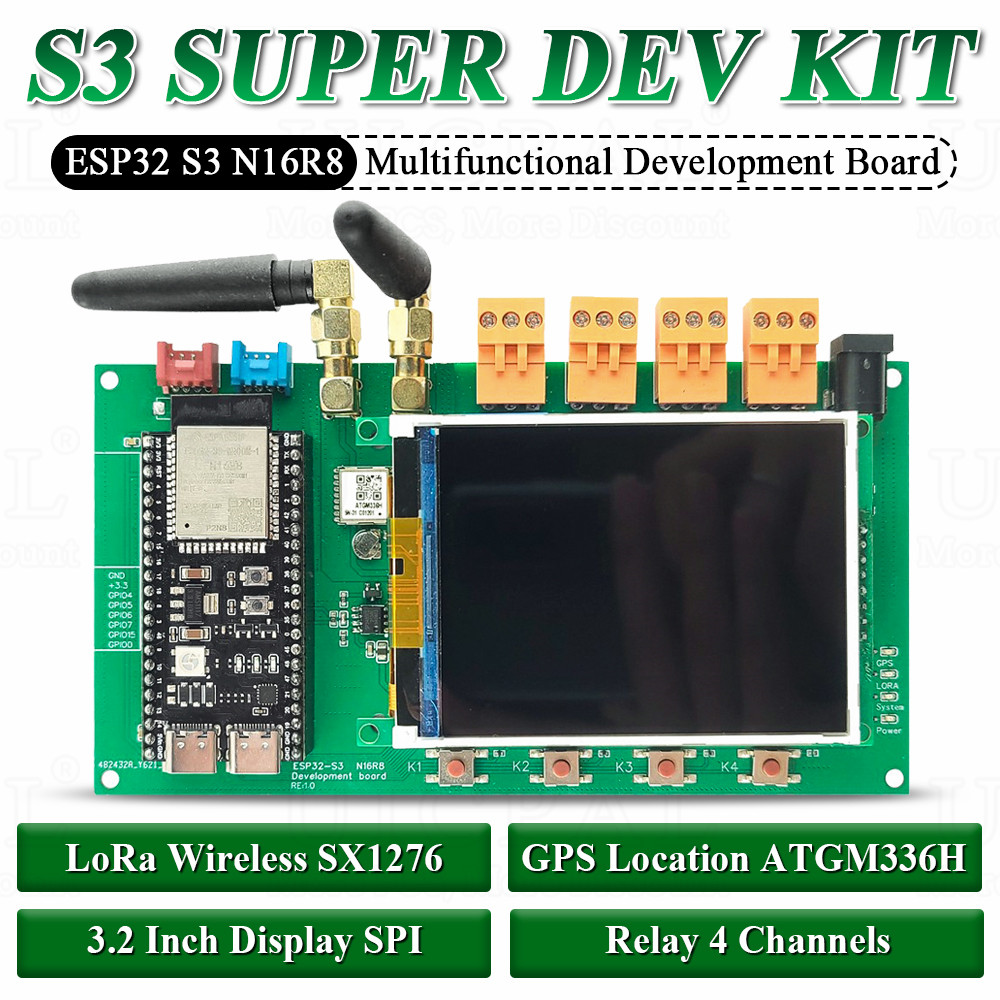 Esp32 S3 Development Board Lot - ESP32 S3 개발 보드 키트, 3.2