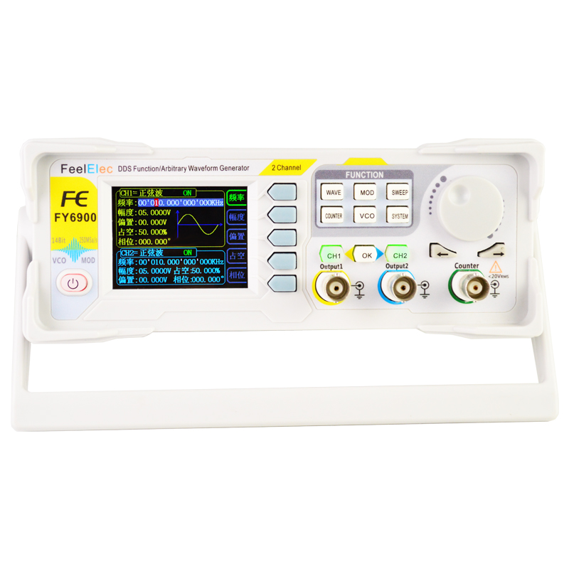 Function Arbitrary Waveform Generator - 듀얼 채널 DDS 기능 임의 파형