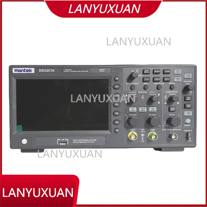 Digital Storage Oscilloscope 100Mhz - 한텍 DSO2C10 디지털 스토리지 오실로스코프 100MHz