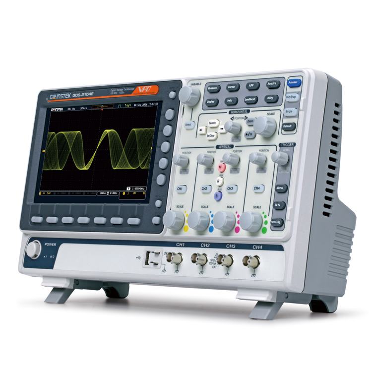 Digital Storage Oscilloscope 100Mhz - Gwinstek GDS-2000E 시리즈 GDS-2204E 200MHz/100MHz 디지털