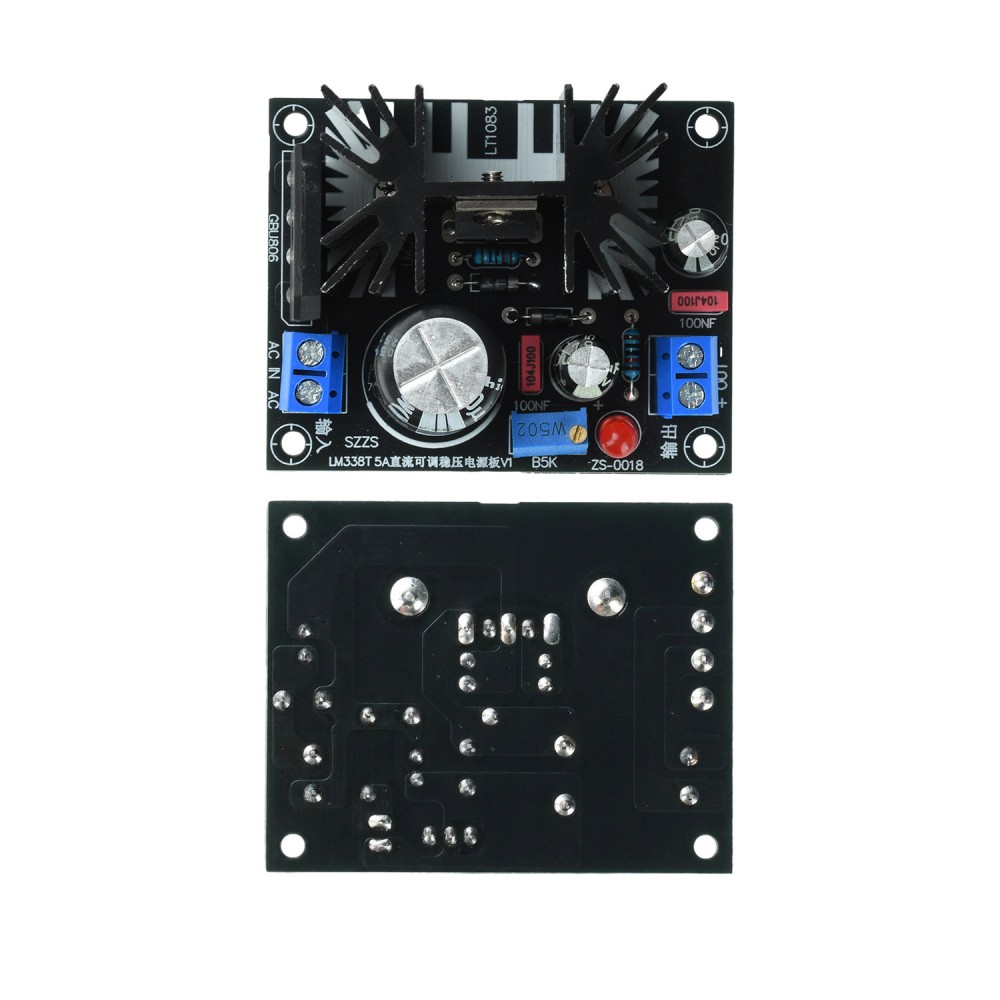 LM338T 선형 가변 전압 조정기 모듈 AC0-24V - Linear Lab Power Supply Adjustable 리뷰 및 가격