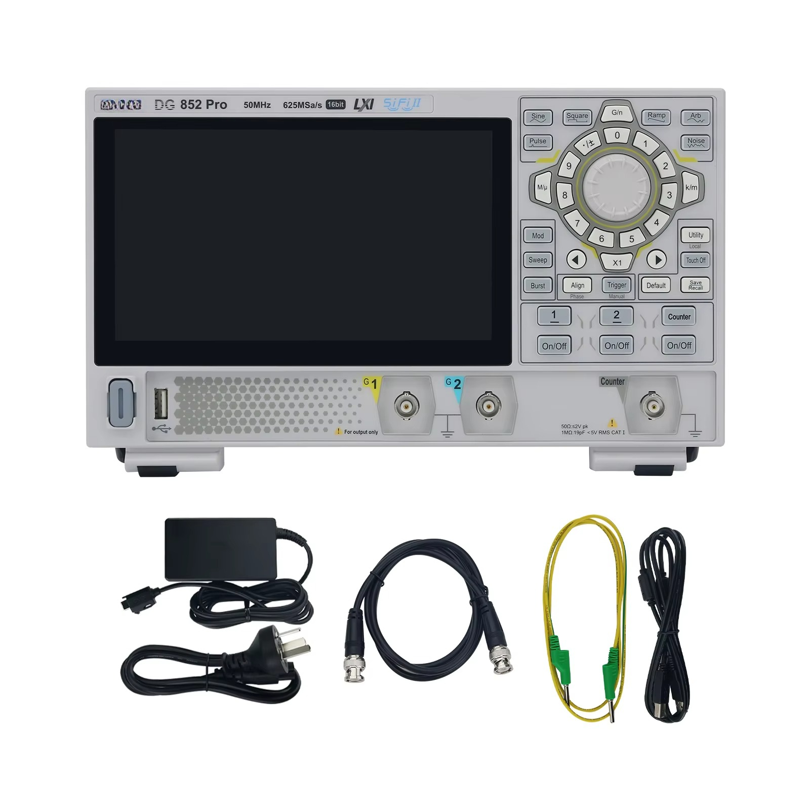 RIGOL DG852 Pro 50MHz 듀얼 채널 기능 - Function Arbitrary Waveform Generator 리뷰 및 가격
