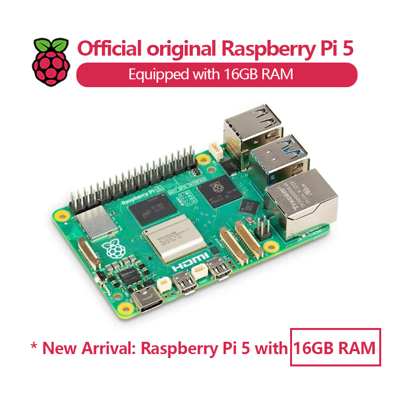 공식 정품 라즈베리 파이 5, 신제품 출시: 16GB  - Raspberry Pi 5 8Gb Kit 리뷰 및 가격