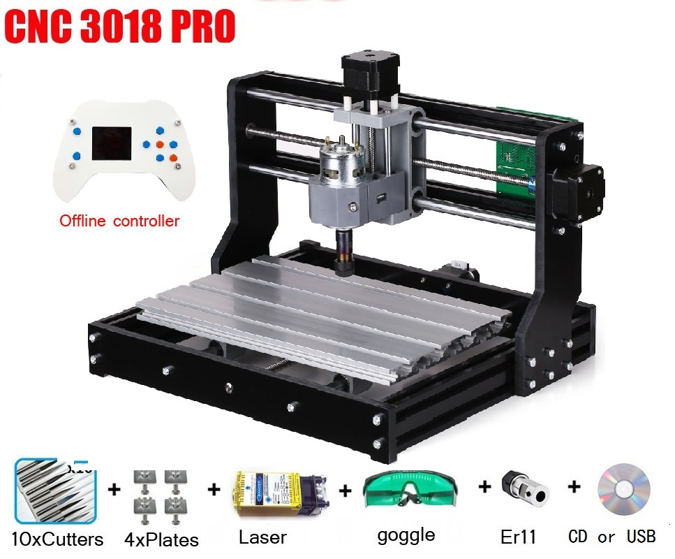 CNC 3018 PRO 레이저 조각기 목재 CNC 라우 - Mini Laser Engraver Cnc Router 리뷰 및 가격