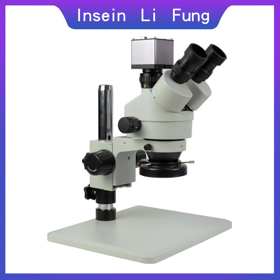 산업용 스테레오 쌍안 현미경, 3.5X-90X, 3 안 - Stereo Trinocular Microscope Pcb 리뷰 및 가격