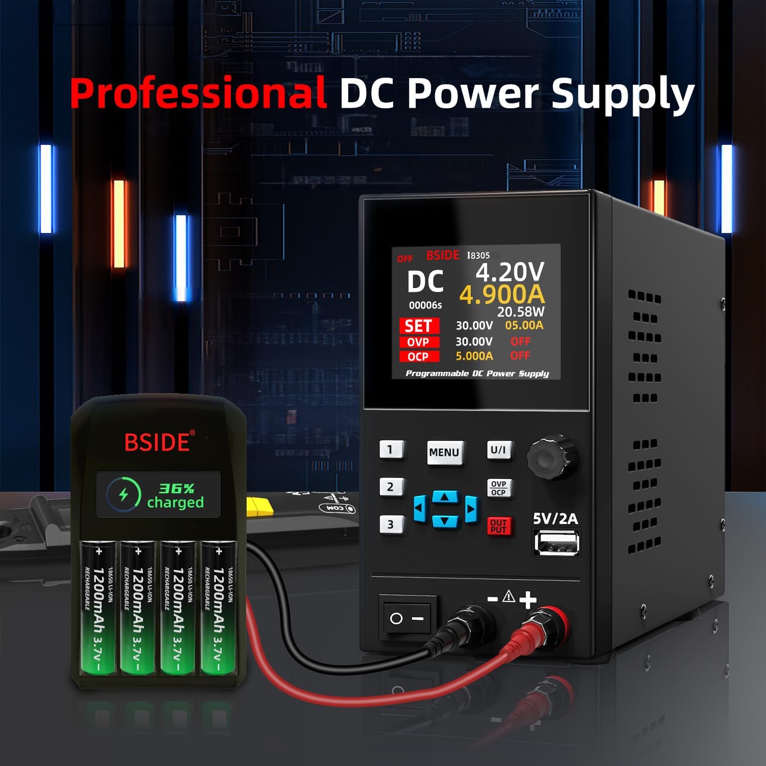 BSIDE DC 실험실용 정전압 전원 공급 장치 프로그 - Programmable Dc Power Supply 30V 10A 리뷰 및 가격