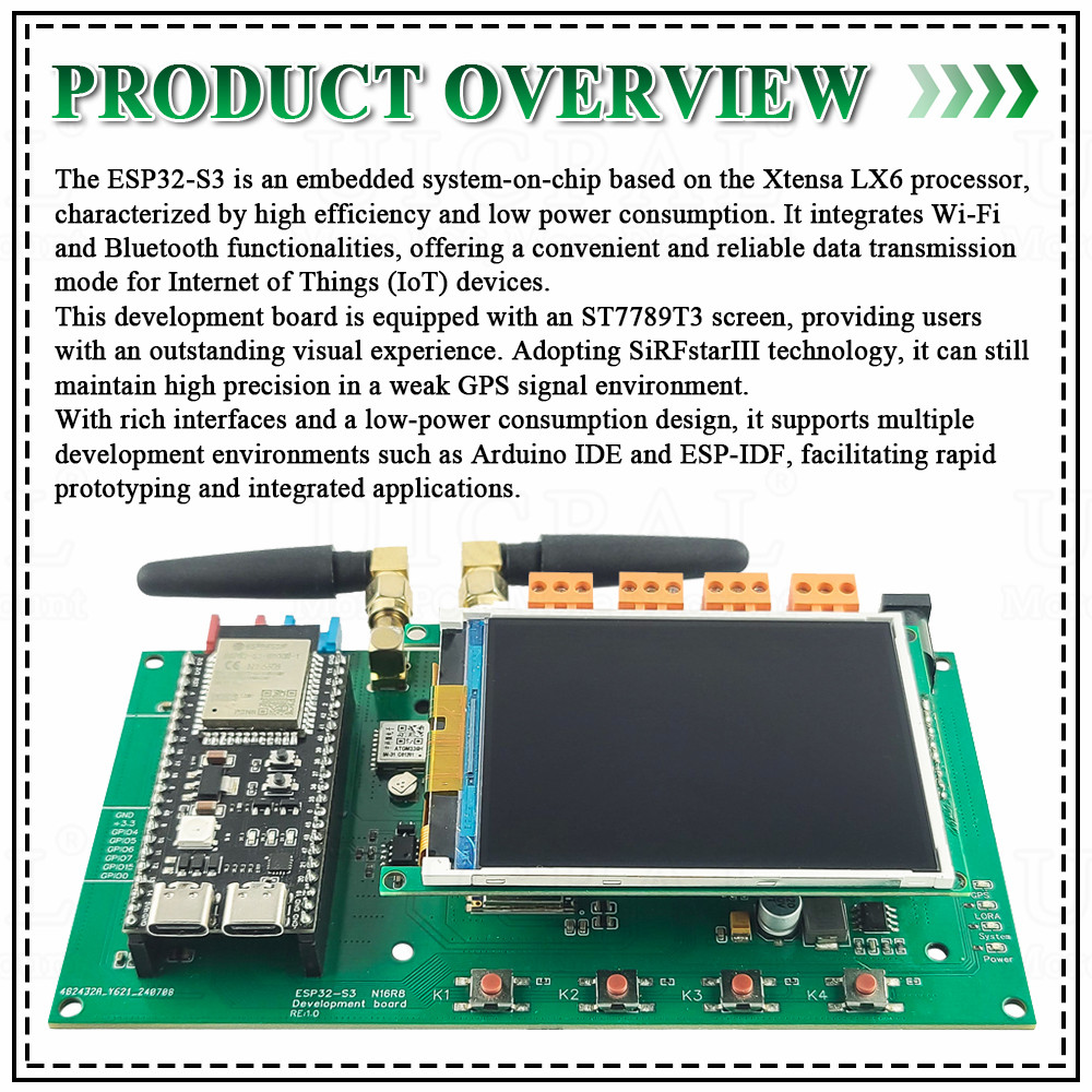 ESP32 S3 개발 보드 키트, 3.2 인치 디스플레 - Esp32 S3 Development Board Lot 리뷰 및 가격