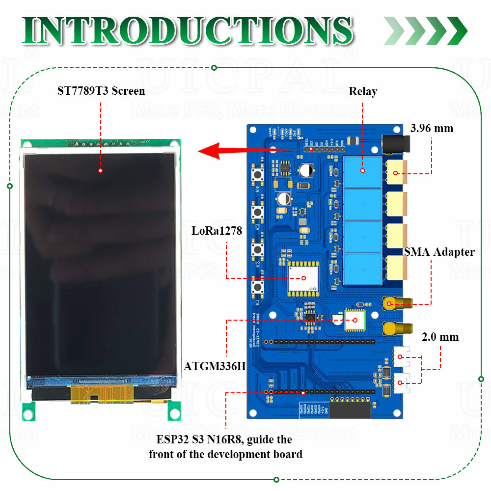 ESP32 S3 개발 보드 키트, 3.2 인치 디스플레 - Esp32 S3 Development Board Lot 리뷰 및 가격