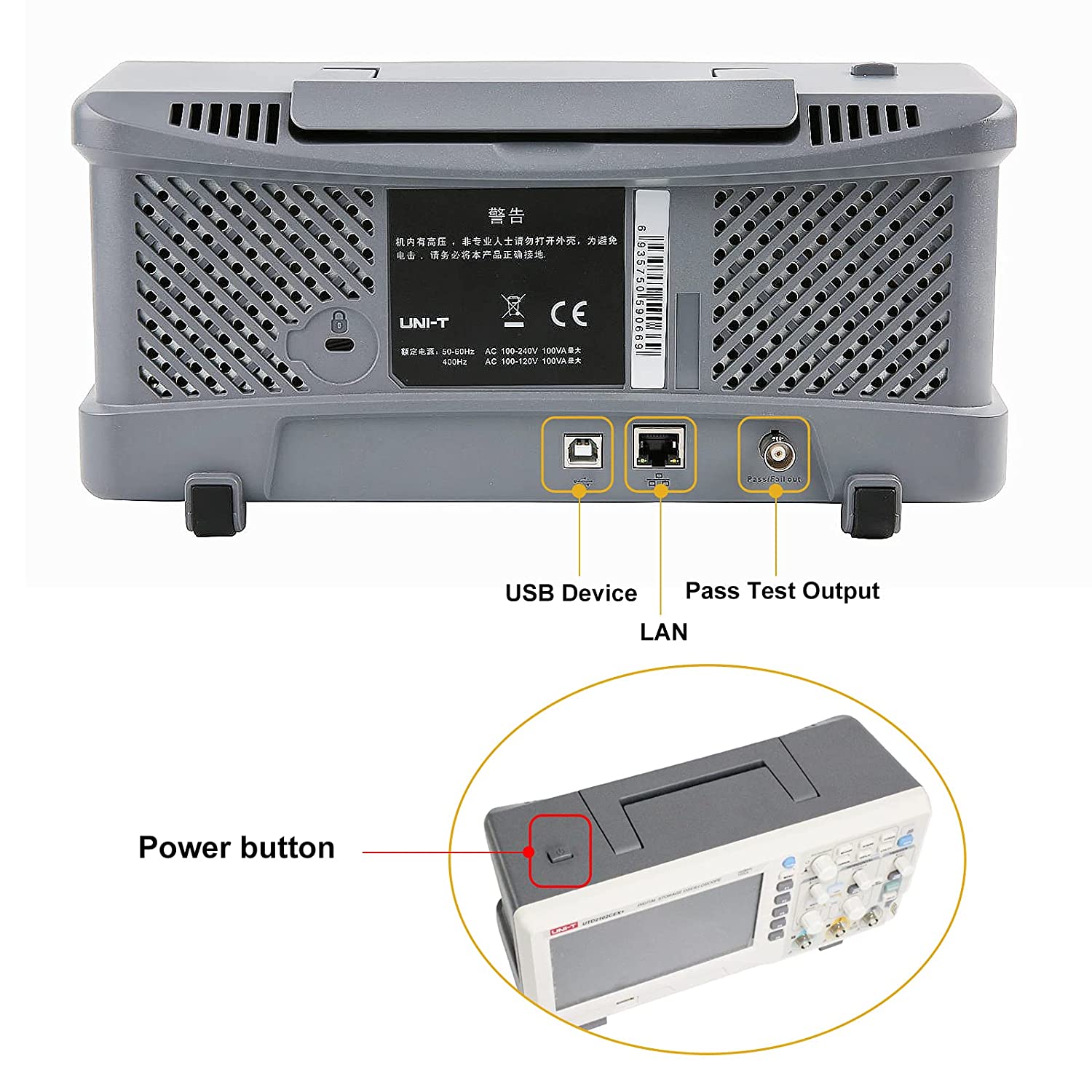 UTD2102CEX+ 실험실 및 전자 수리용 고정밀 1 - Digital Storage Oscilloscope 100Mhz 리뷰 및 가격