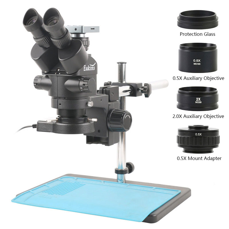 USB 비디오 카메라 동시 초점 스테레오 삼안 현미경  - Stereo Trinocular Microscope Pcb 리뷰 및 가격