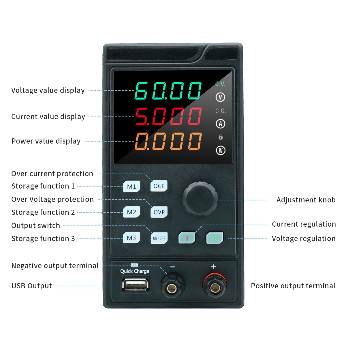 MYAMI 모바일 수리용 조정 가능한 벤치 프로그래밍  - Programmable Dc Power Supply 30V 10A 리뷰 및 가격