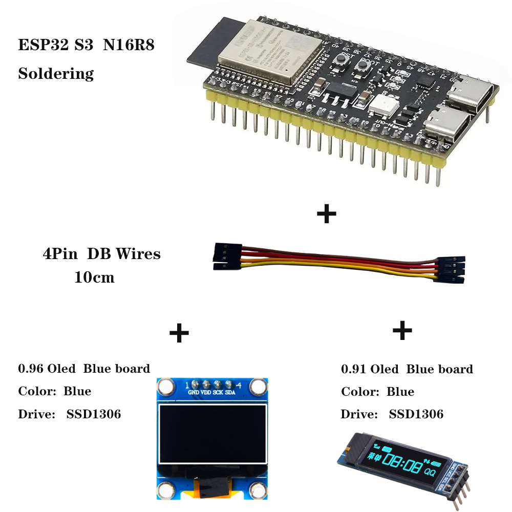 확장 어댑터 키트가 포함된 ESP32-S3 개발 보드  - Esp32 S3 Development Board Lot 리뷰 및 가격