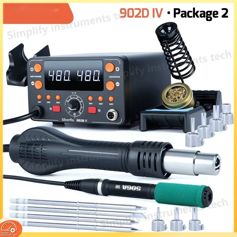 902D IV 775W 납땜 스테이션 열풍 리워크 스테 - Hot Air Rework Station T12 리뷰 및 가격
