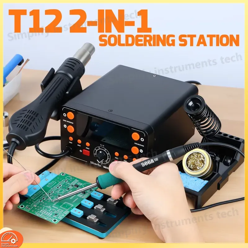 902D IV 775W 납땜 스테이션 열풍 리워크 스테 - Hot Air Rework Station T12 리뷰 및 가격