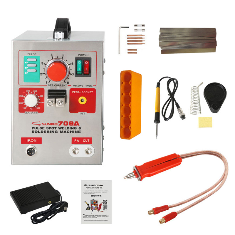 1.5KW SUNKKO 709A 220/110V 배터리 - Spot Welder 18650 Battery Pack 리뷰 및 가격