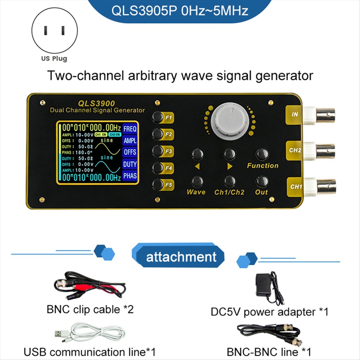 OKgood 2.4인치 TFT DDS 기능 임의 파형  - Function Arbitrary Waveform Generator 리뷰 및 가격